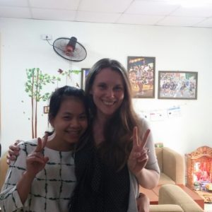 Student learning Vietnamese at 123Vietnamese