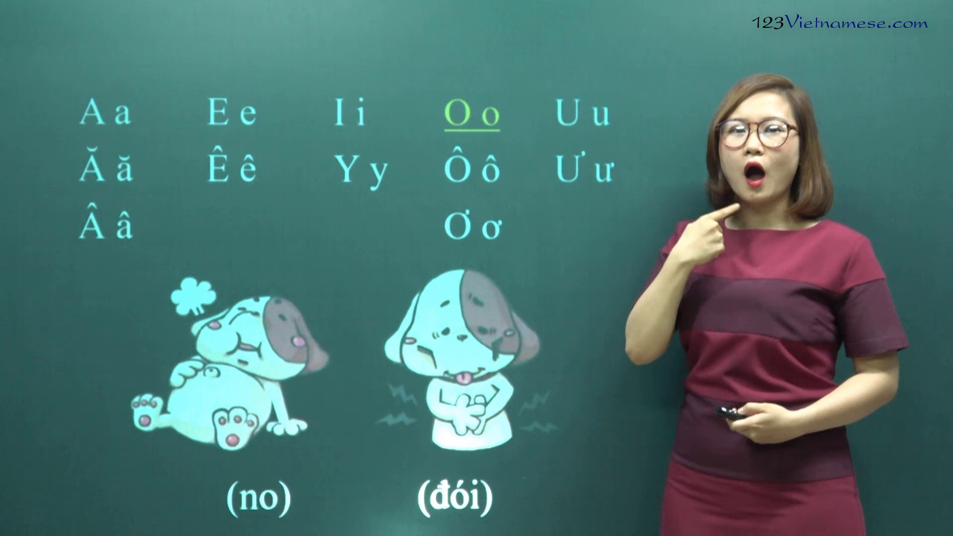 Single vowels in Vietnamese